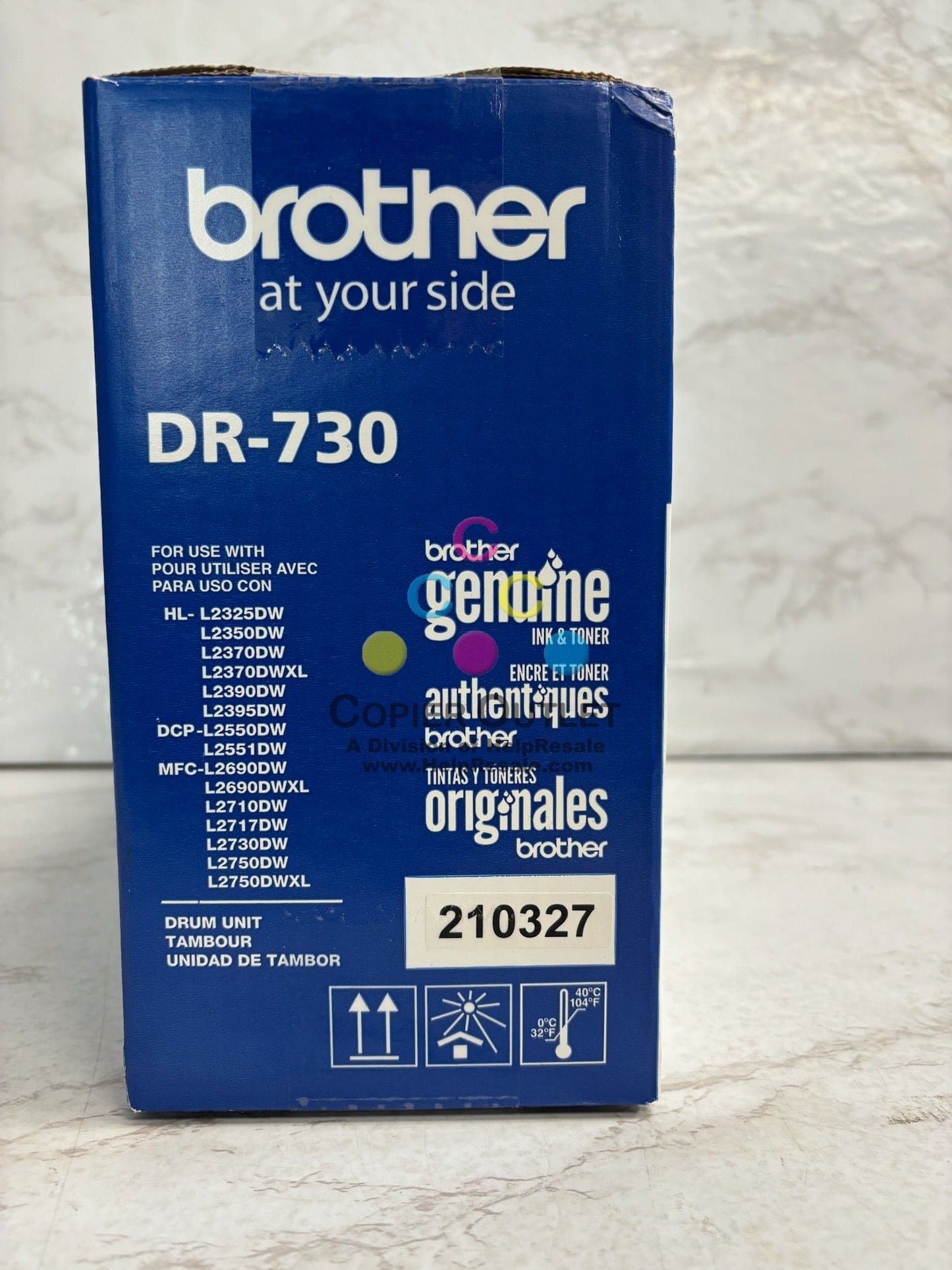 New Genuine Brother DCP-L2550DW, HL-L2350DW, HL-L2370DW Drum Unit DR-730, DR730