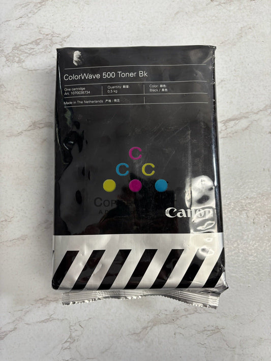 New Genuine Canon ColorWave 500 Black Toner 1070038734 (Same Day Shipping)
