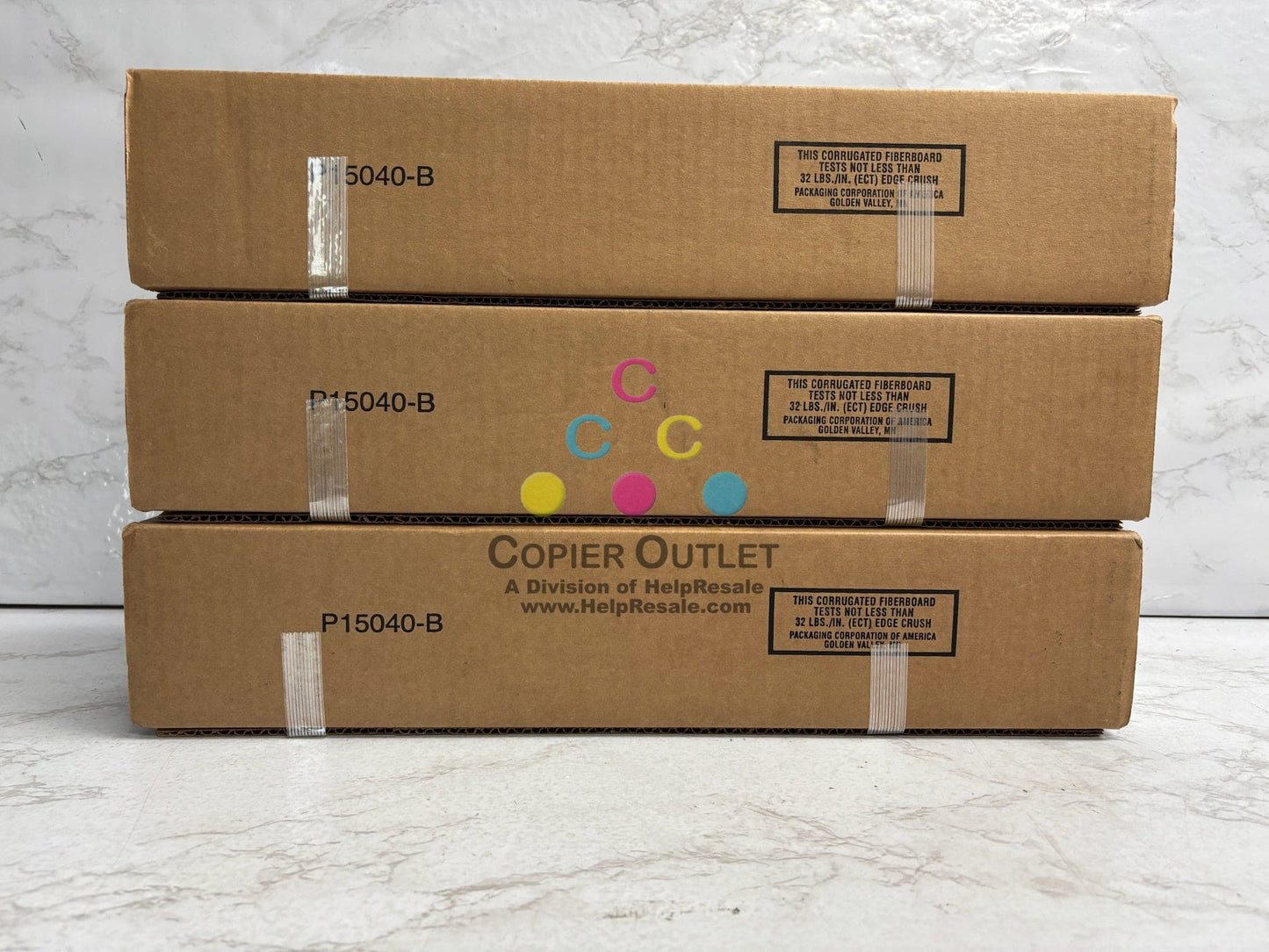 3 Genuine Toshiba e2505AC,3005AC Cyan, Mag & Black Toners T-FC505U