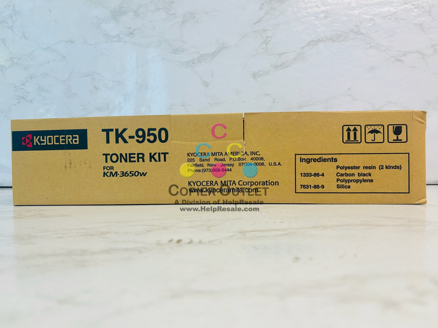 Genuine Kyocera KM-3650w Black Toner TK-950K, TK950