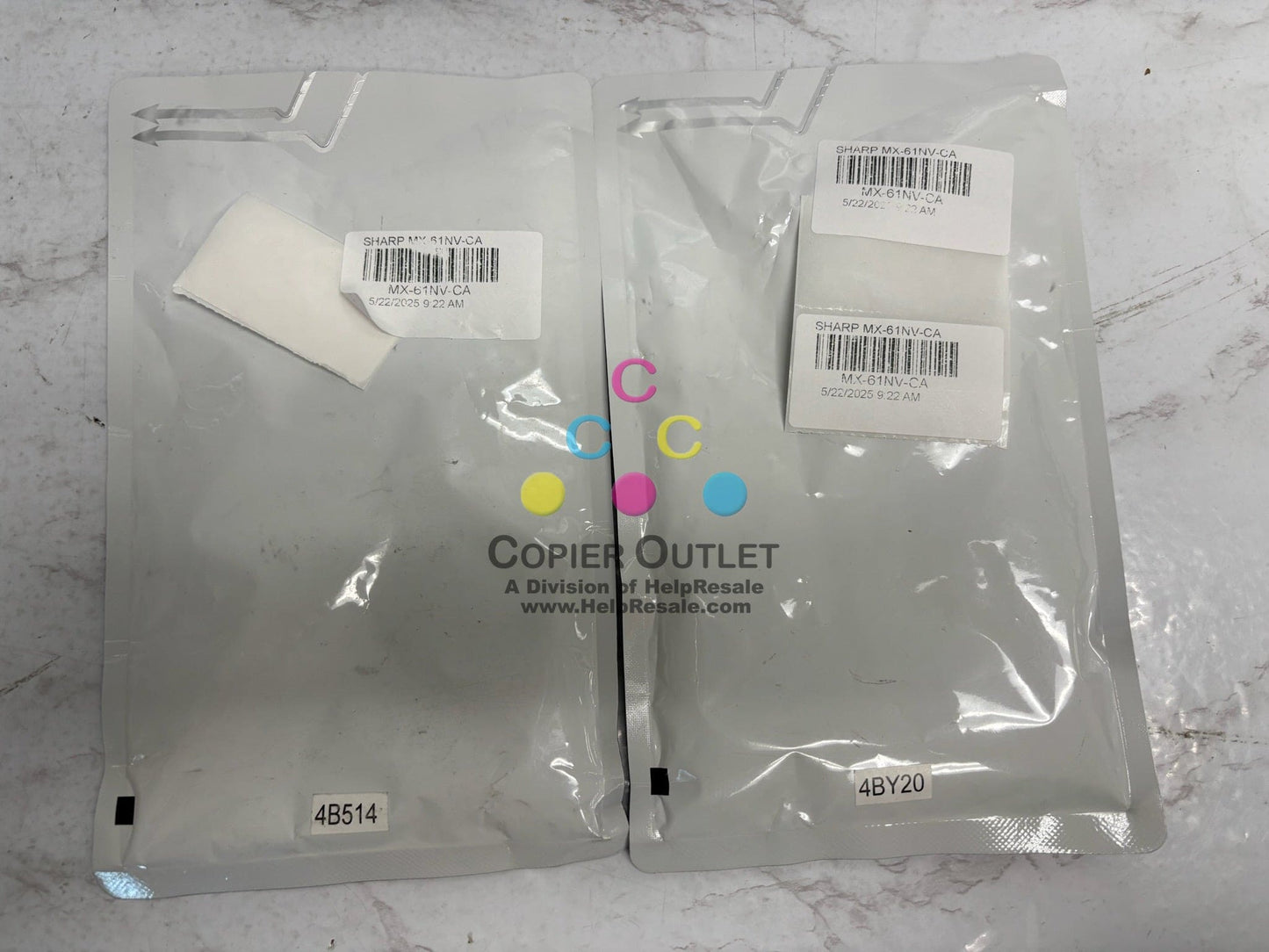 2 New OEM Sharp MX-2630N,MX-2651 Cyan Developers MX-61NV-CA / MX61NVCA