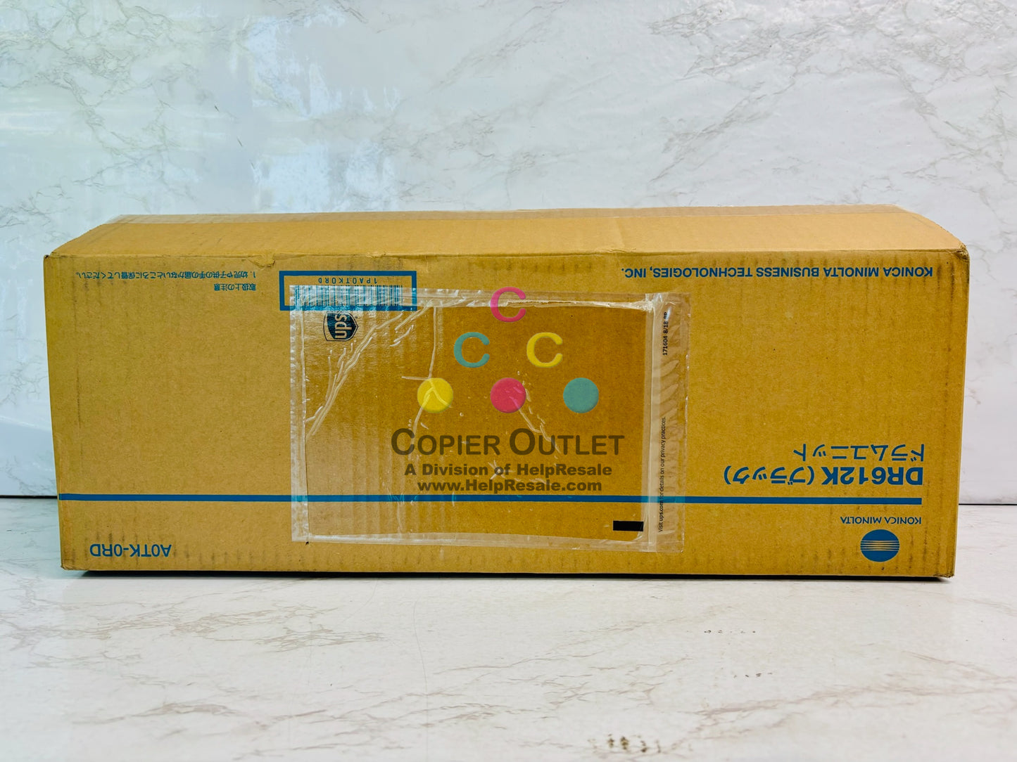 Open Genuine Konica Minolta bizhub 552, 652, C452 Black Drum Unit DR612K