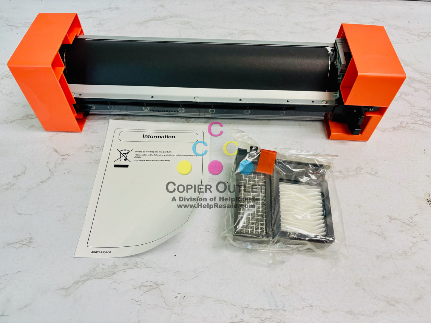 Open Genuine Konica Minolta bizhub 552, 652, C452 Black Drum Unit DR612K