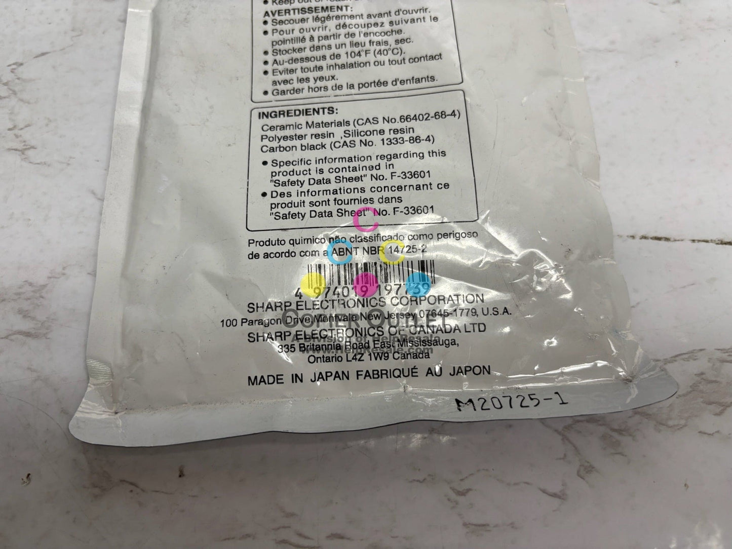 New OEM Sharp BP-50M26,BP-50M31 Black Developer BP-NV700 (BPNV700)