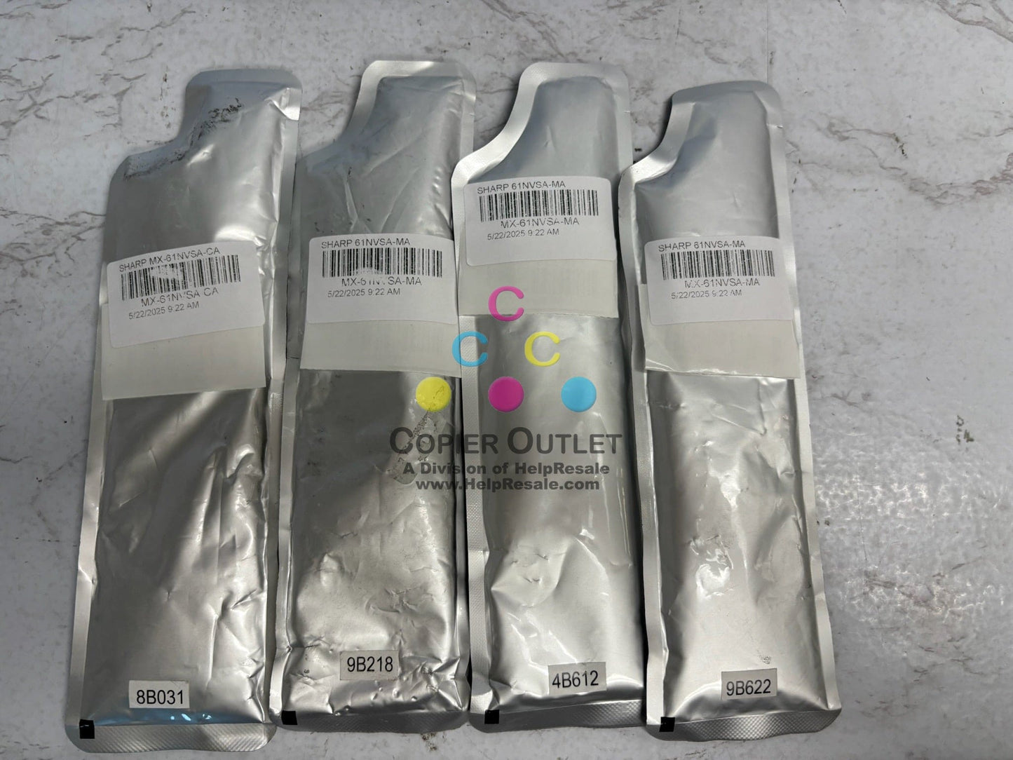 4 New OEM Sharp MX-2630N,MX-2651 CMMM Developers MX-61NV-SA, MX61NVSA