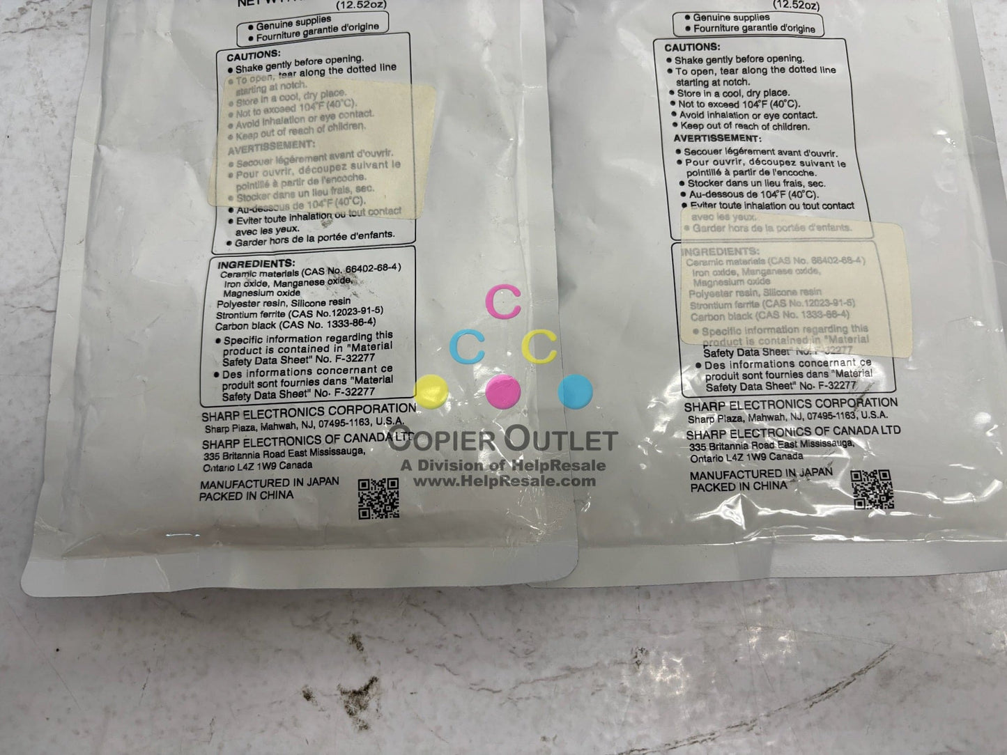 4 New OEM Sharp MX-6240N,MX-6500N CCMM Developers MX-62NV-SA, MX62NVSA