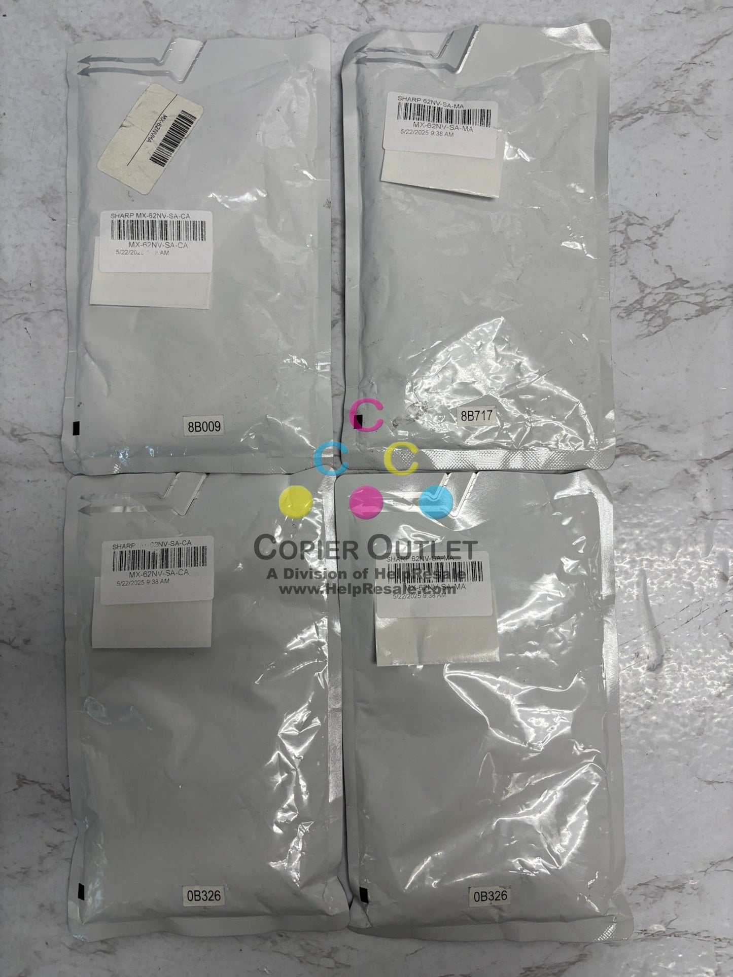 4 New OEM Sharp MX-6240N,MX-6500N CCMM Developers MX-62NV-SA, MX62NVSA