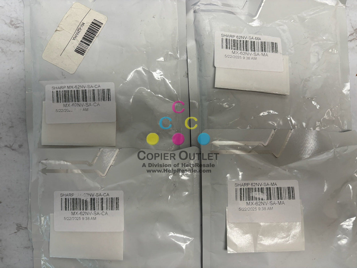 4 New OEM Sharp MX-6240N,MX-6500N CCMM Developers MX-62NV-SA, MX62NVSA