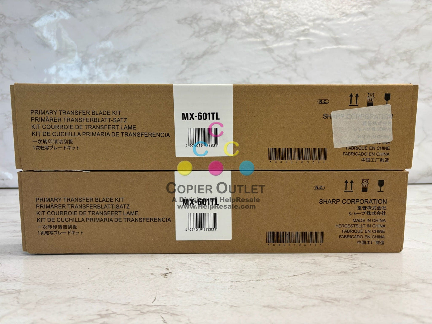 2 OEM Sharp MX-3051,MX-3071,MX-4051 Primary Transfer Blade Kit MX-601TL / MX601TL
