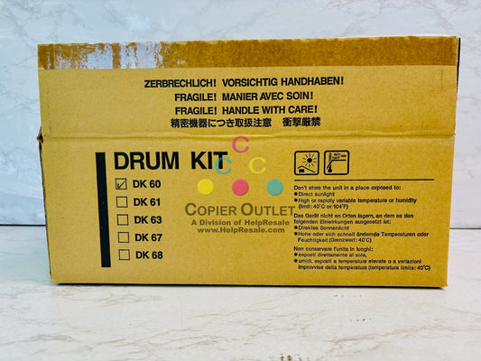 Open Genuine Kyocera FS1800, FS1800+, FS1800N+ Black Drum Kit DK-60, DK60 K
