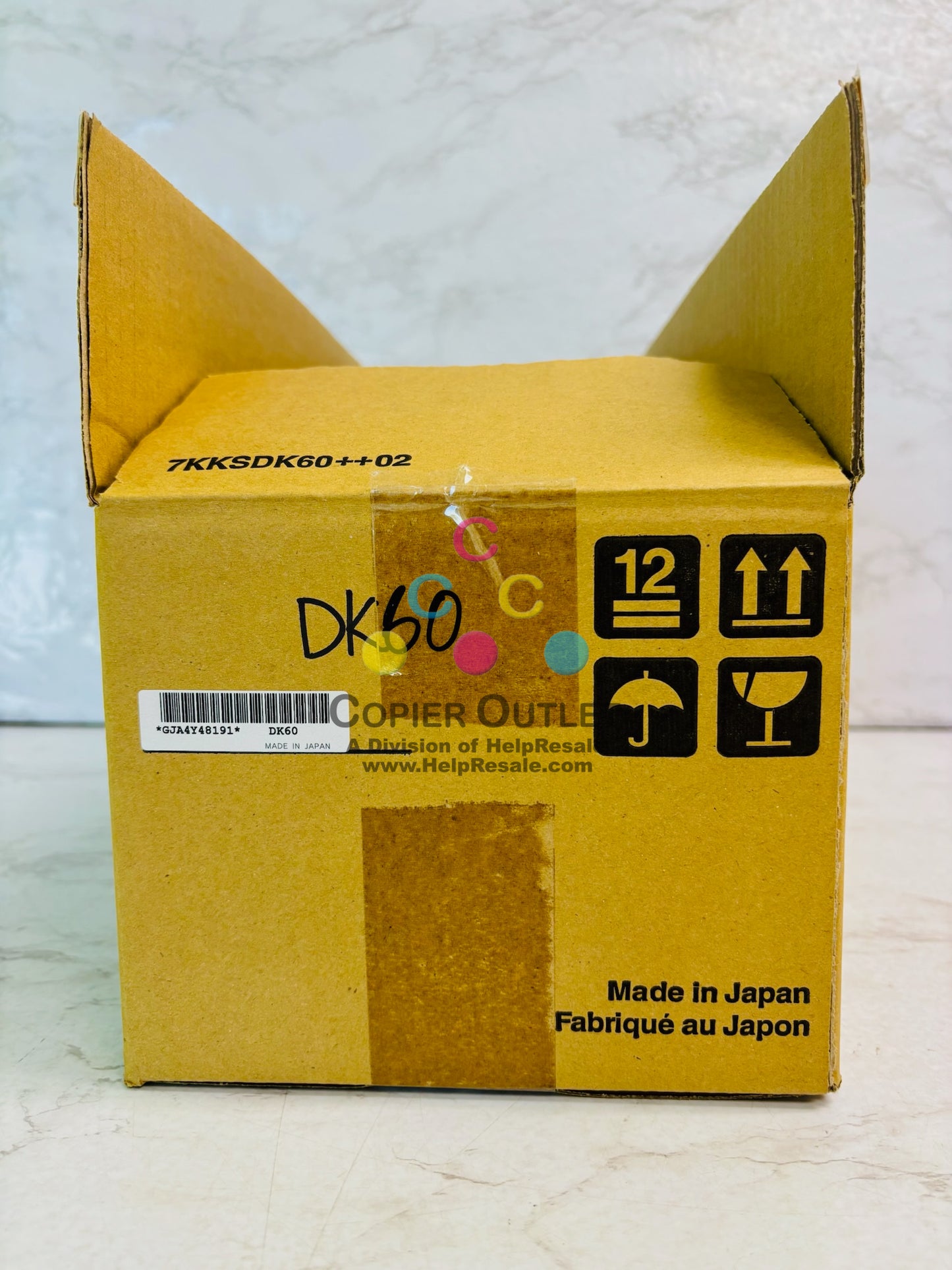 Open Genuine Kyocera FS1800, FS1800+, FS1800N+ Black Drum Kit DK-60, DK60 K
