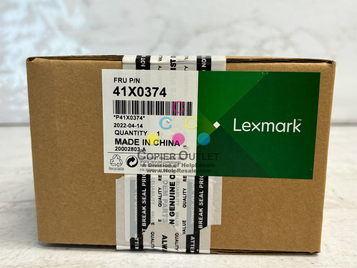 New OEM Lexmark C4342,C4352,CS720de,CS725de,CS735de Separation Block 41X0374