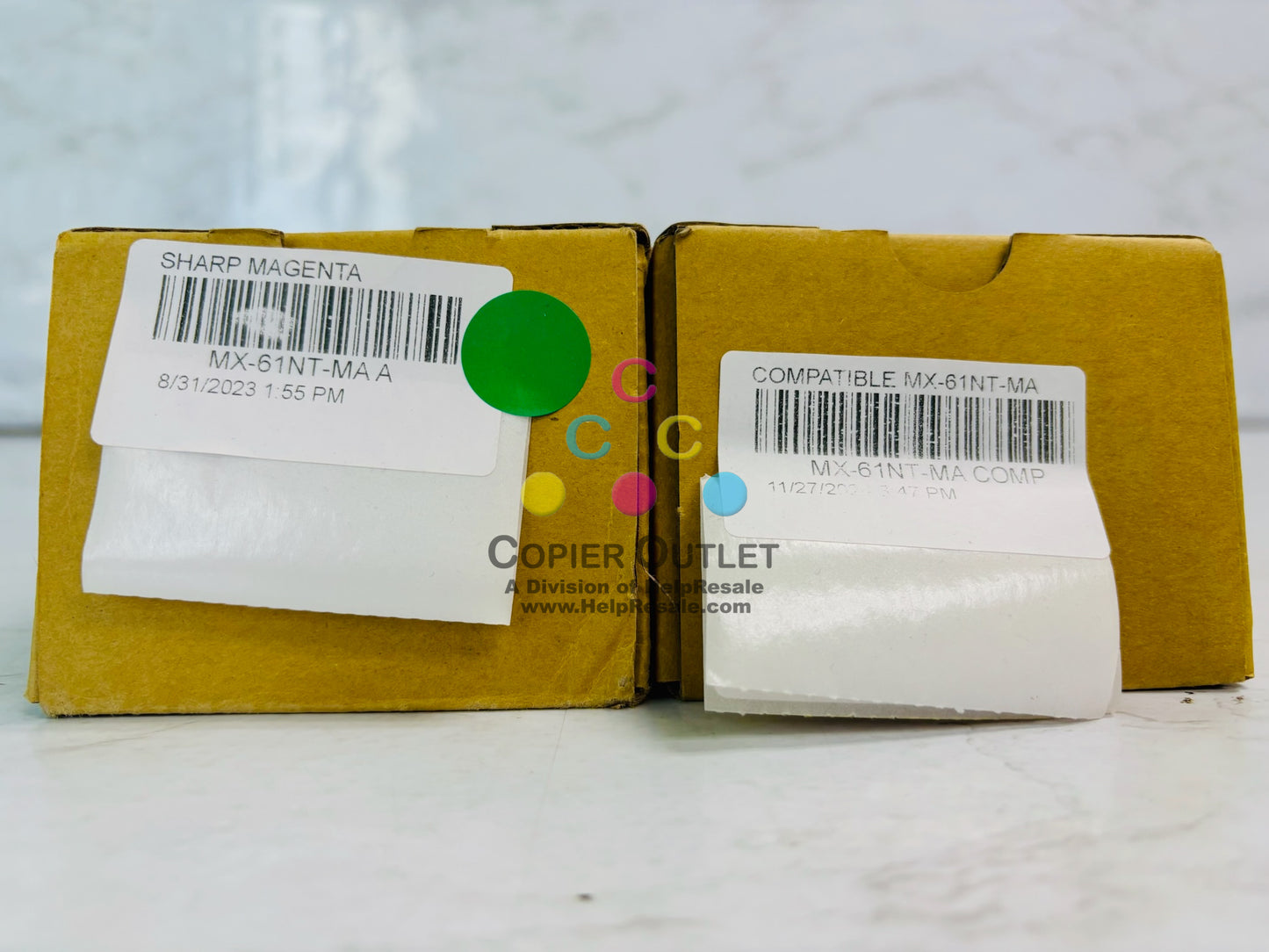 2 Compatible KATUN Sharp MX-6070V,MX-6050V,MX-5070V Magenta Toner MX-61NTMA