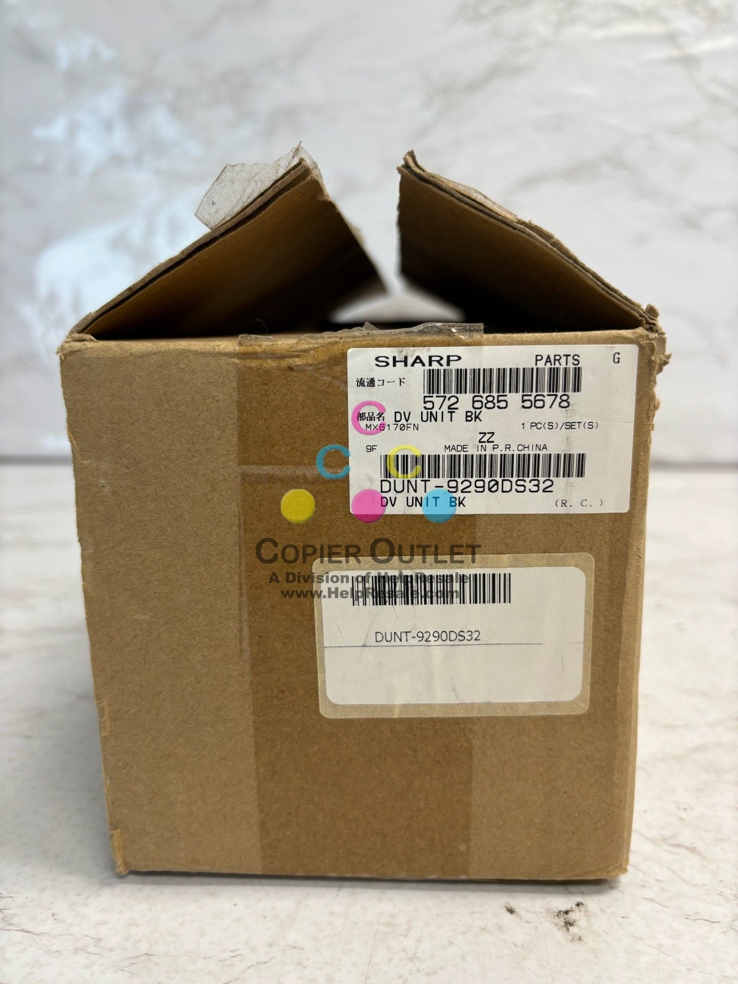 Open New OEM Sharp MX-6170FN Black Developer Assembly DUNT-9290DS32, 5726855678