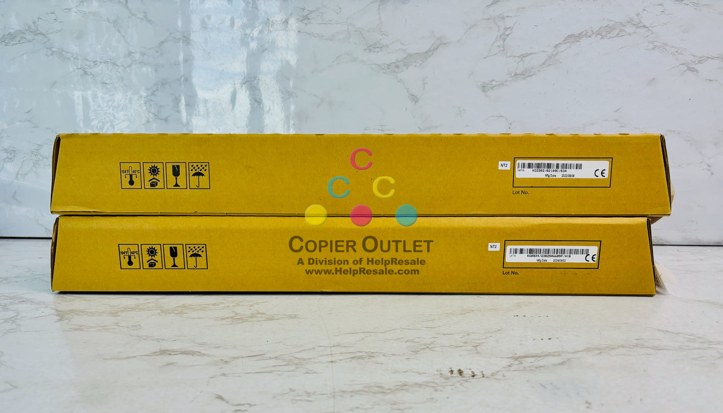 2 Compatible KATUN Sharp MX-6070V,MX-6050V,MX-5070V Magenta Toner MX-61NTMA