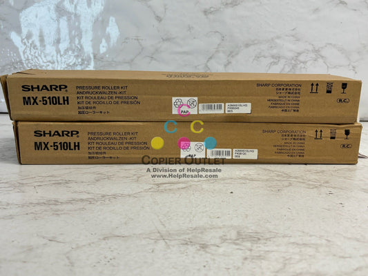 2 OEM Sharp MX-3110N,MX-4110N,MX-5110N Pressure Roller Kit MX-510LH, MX510LH