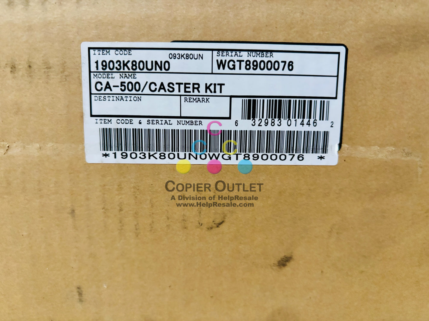 Brand New Genuine Kyocera CA-500 Caster Kit In The Box