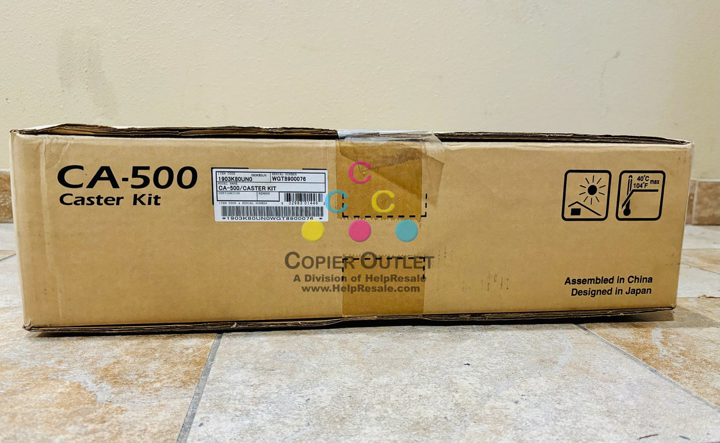 Brand New Genuine Kyocera CA-500 Caster Kit In The Box