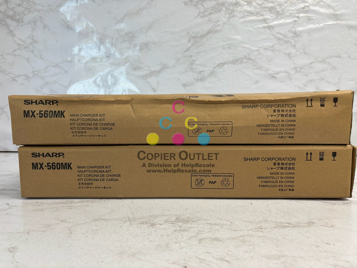 2 New OEM Sharp MX-M364N Main Charger Maintenance Kit - 300K MX-560MK,MX560MK