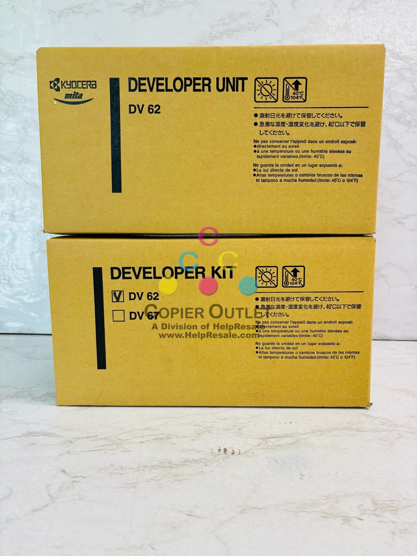 Genuine Kyocera FS-1800, FS-1800N Black Developer DV-62, DV62