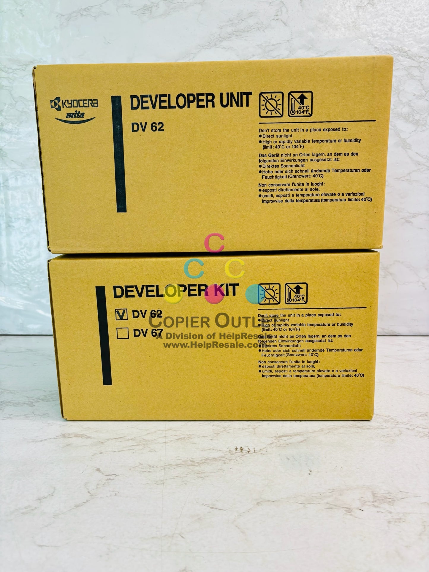 Genuine Kyocera FS-1800, FS-1800N Black Developer DV-62, DV62