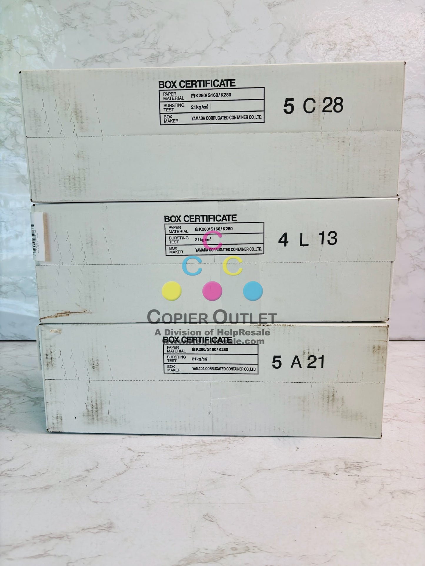 3 Genuine Canon iR Adv. C256,C259 Cyan, Magenta, Yellow Drum Unit GPR58, GPR-58 CMY