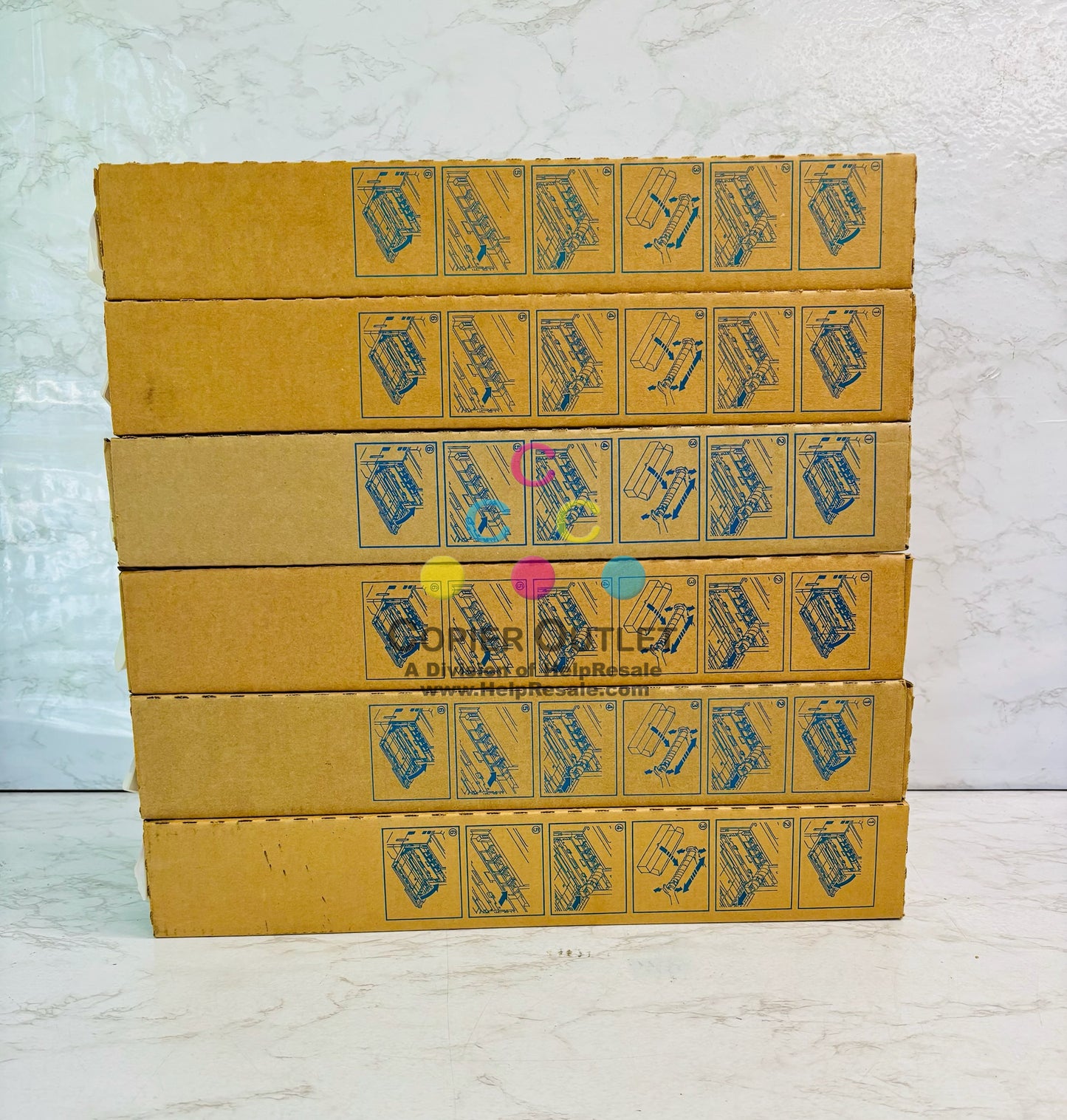 6 Genuine Konica Minolta BH C250i,C251i,C300i Magenta & Black Toner TN328LM, TN328AK