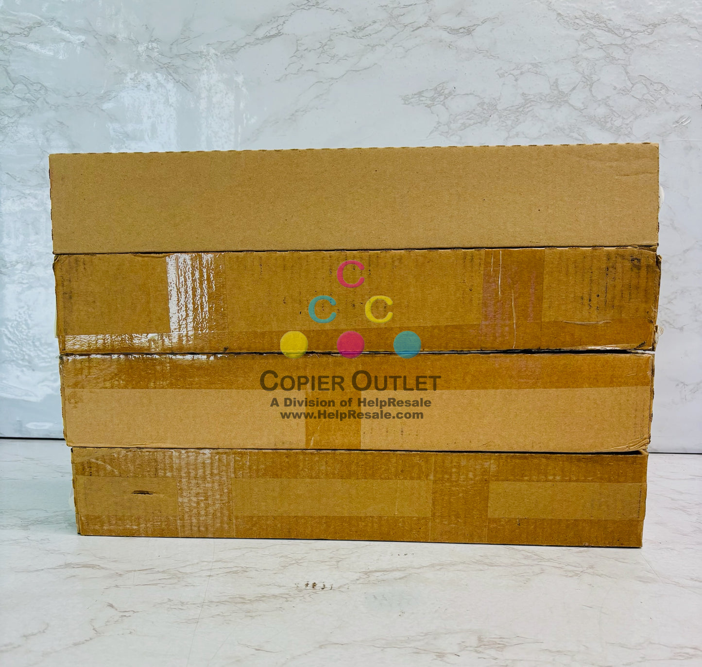 4 Genuine Konica C258 C308 Cyan & Magenta Toner TN324AC,TN324AM CCMM (Bad Box)