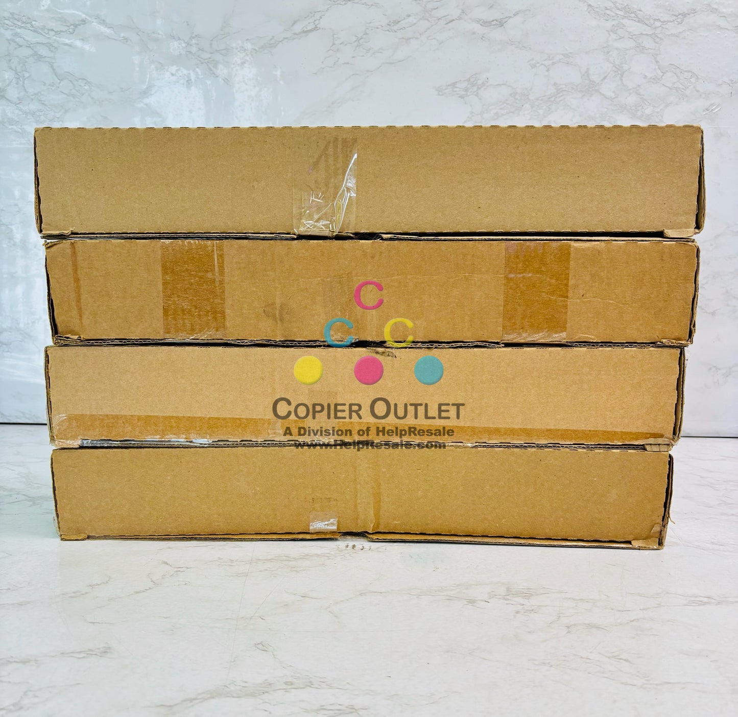 4 Genuine Konica C258 C308 Cyan & Magenta Toner TN324AC,TN324AM CCMM (Bad Box)