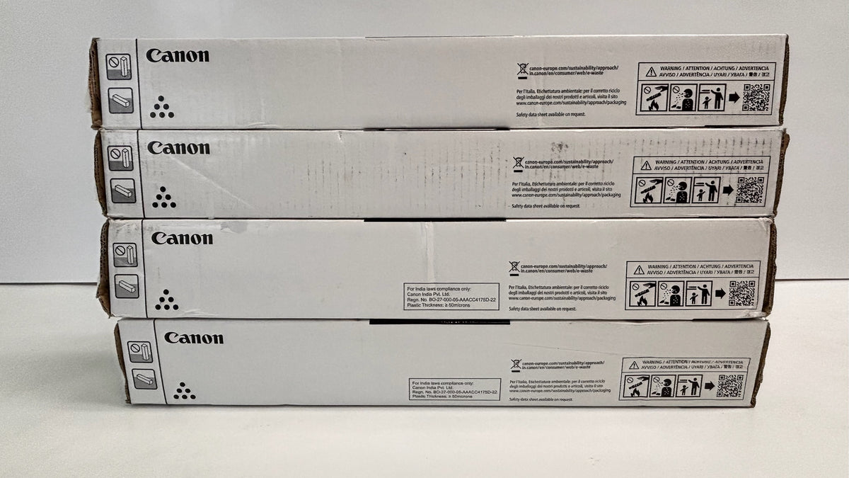 4 OEMCanon iR ADV. DX C5840i/C5850i Yellow & Black High Yield Toners GPR-61YYKK