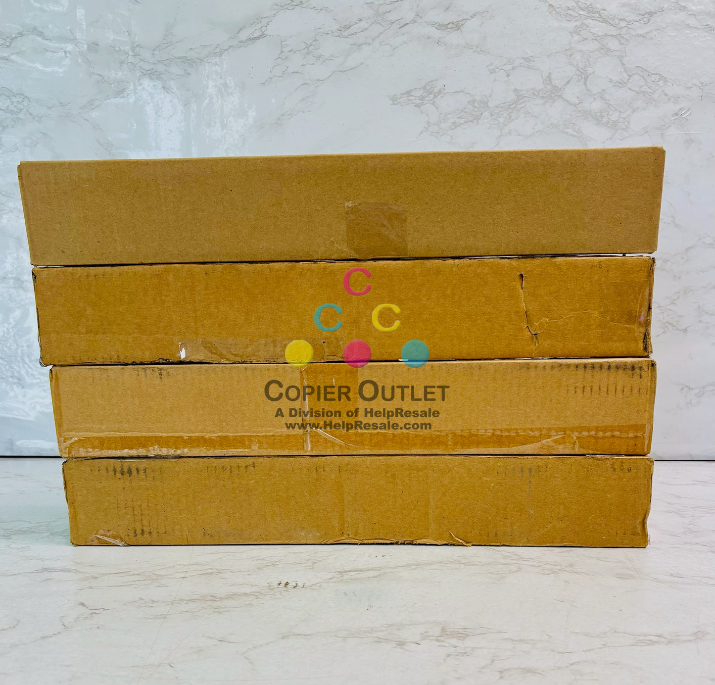 4 Genuine Konica C258 C308 Cyan & Magenta Toner TN324AC,TN324AM CCMM (Bad Box)