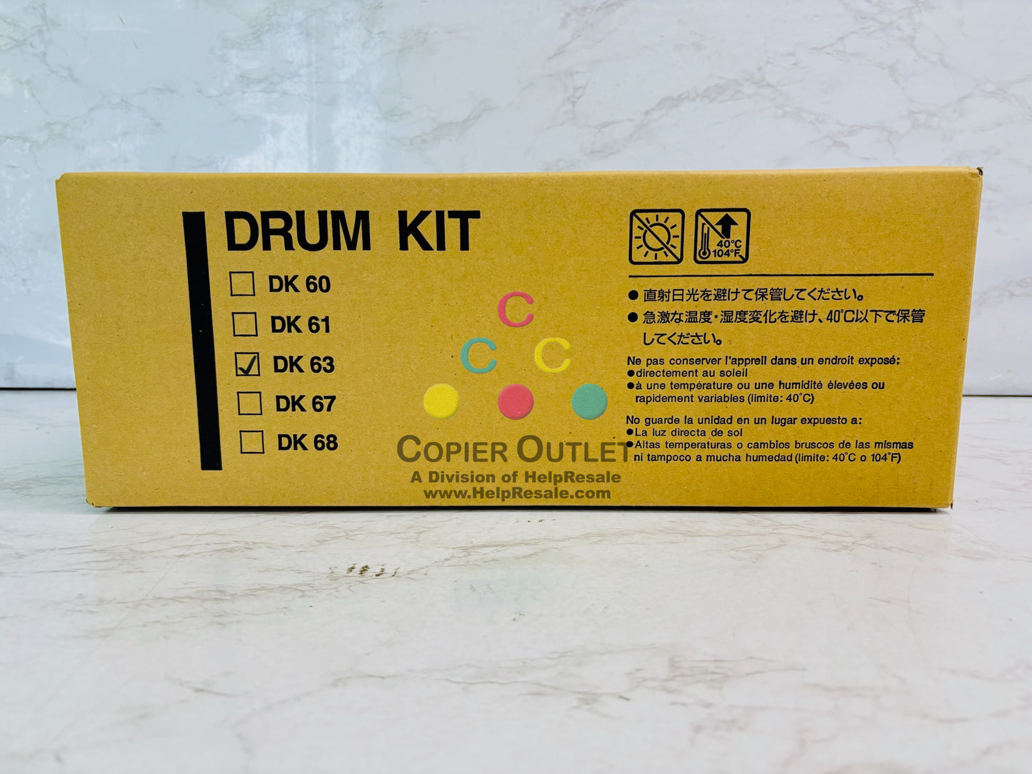 Genuine Kyocera Mita FS-1800, FS-1900, FS-1800N Drum Unit DK-63,DK63