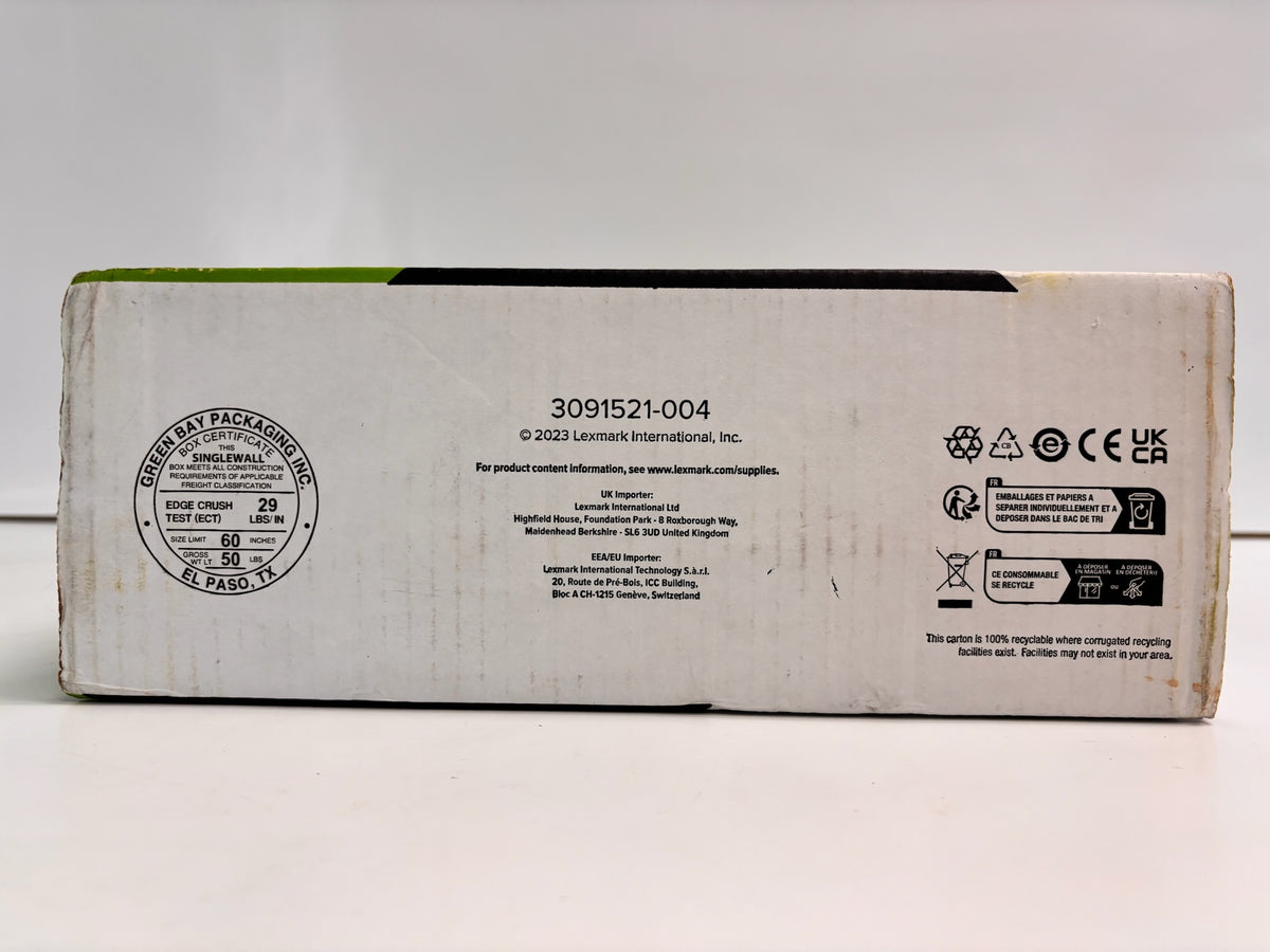 Open OEM Lexmark M3250, XM3250 Black Toner Cartridge 24B6887 Sealed Bag