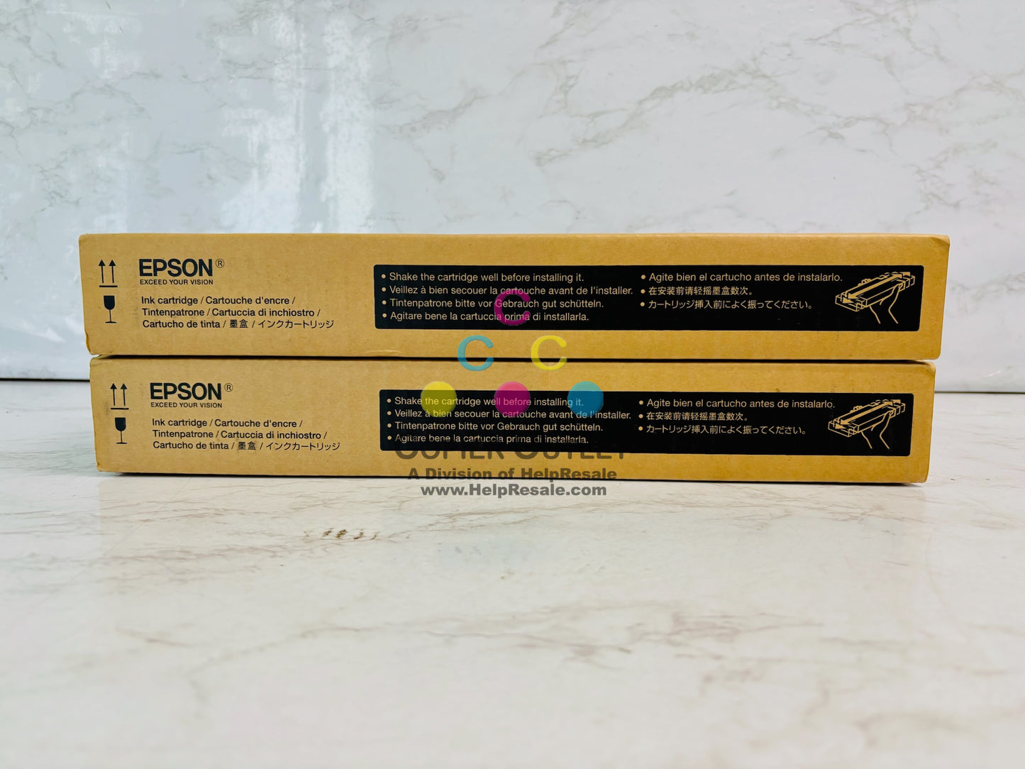 2 Genuine Epson P6000, P7000 , P8000 Photo Black Ink Cartridge T8041 (Exp 2020)