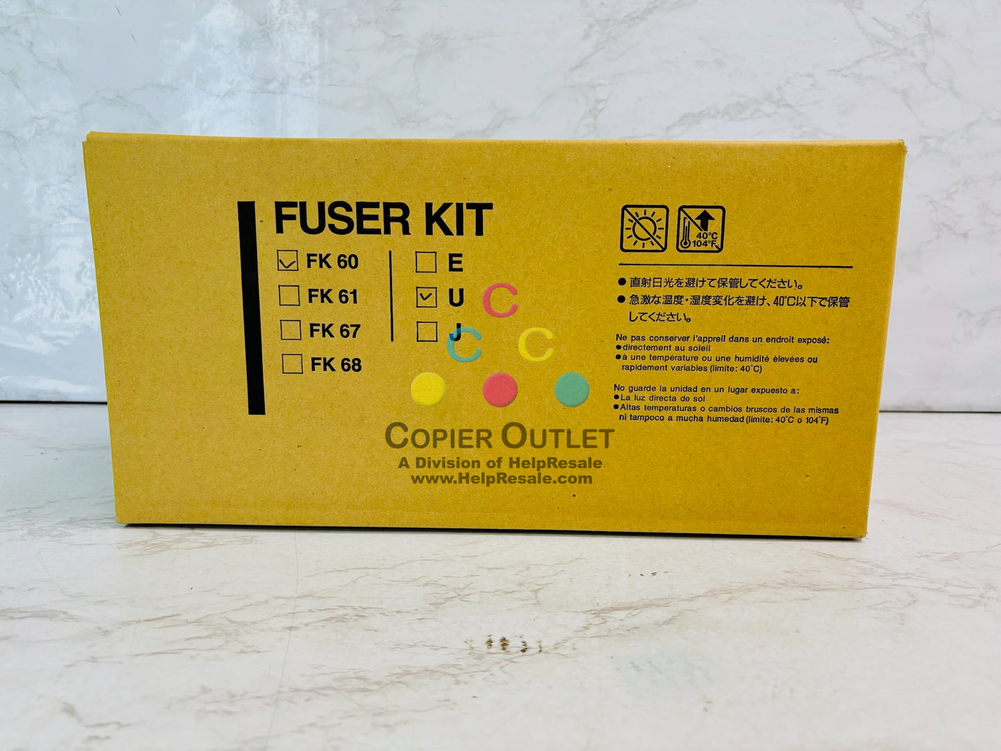 Genuine Kyocera Mita FS1800, FS1800+ Fuser Kit FK-60 U, FK60 U
