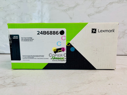 Genuine Lexmark M1246 XM1246 Black Toner Cartridge 24B6886