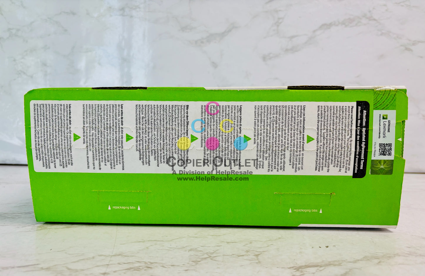 Genuine Lexmark M1246 XM1246 Black Toner Cartridge 24B6886