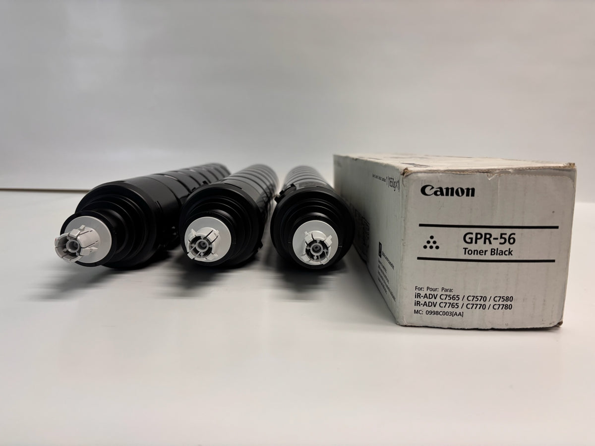 4 Open Genuine Canon imageRUNNER ADVANCE C7565i, C7570i CMMK Toners  GPR-56