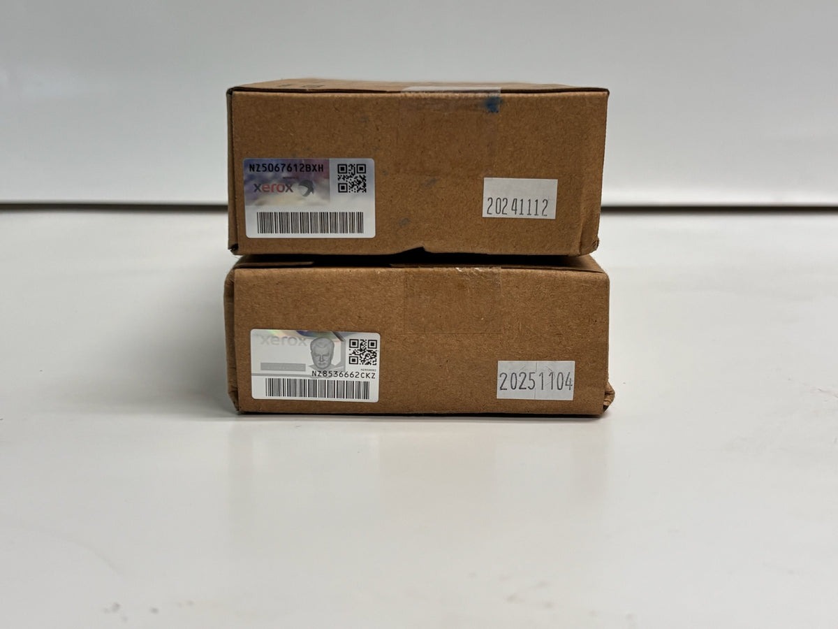2 Genuine Xerox C400, C405 Yellow & Black Standard Yield Toners 106R03500, 106R03501