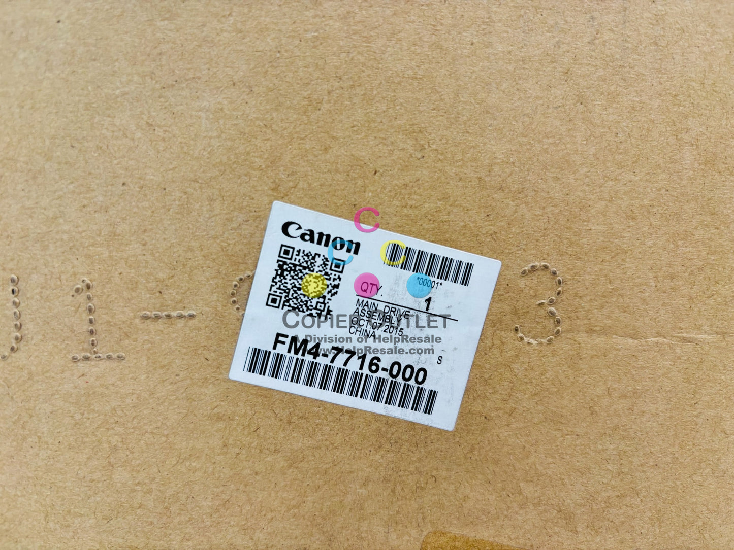 Genuine Canon iR ADVANCE C2020, C2030 Main Drive Assembly FM4-7716-000