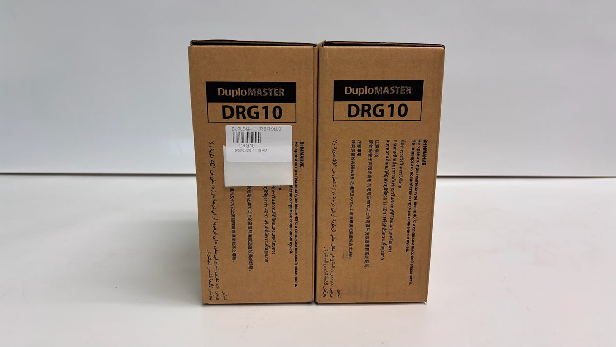 Lot of 2 Genuine Duplo DP-G Series DRG10 Master Roll A4 220/LG200 (2 rolls/box)