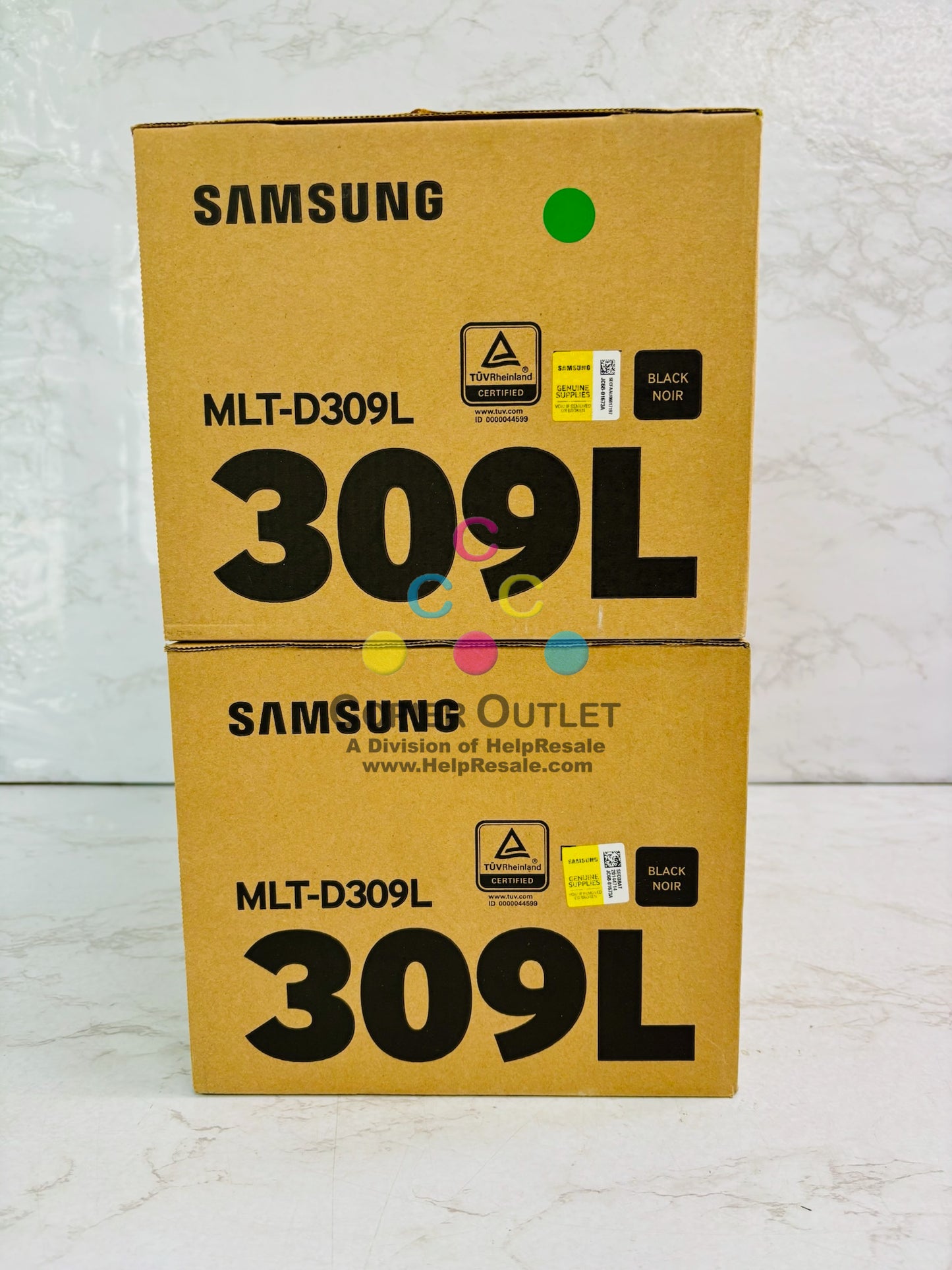2 Genuine Samsung ML-5512ND, ML-5515ND Black Yield Toner MLT-D309L