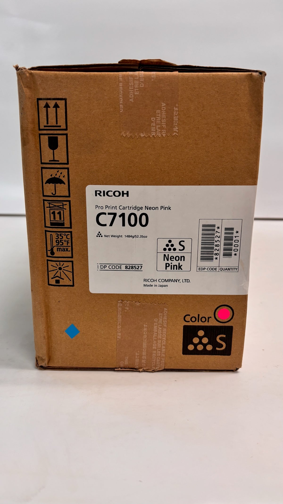 New Genuine Ricoh C7100S, C7110X Neon Pink Toner Cartridge 828527
