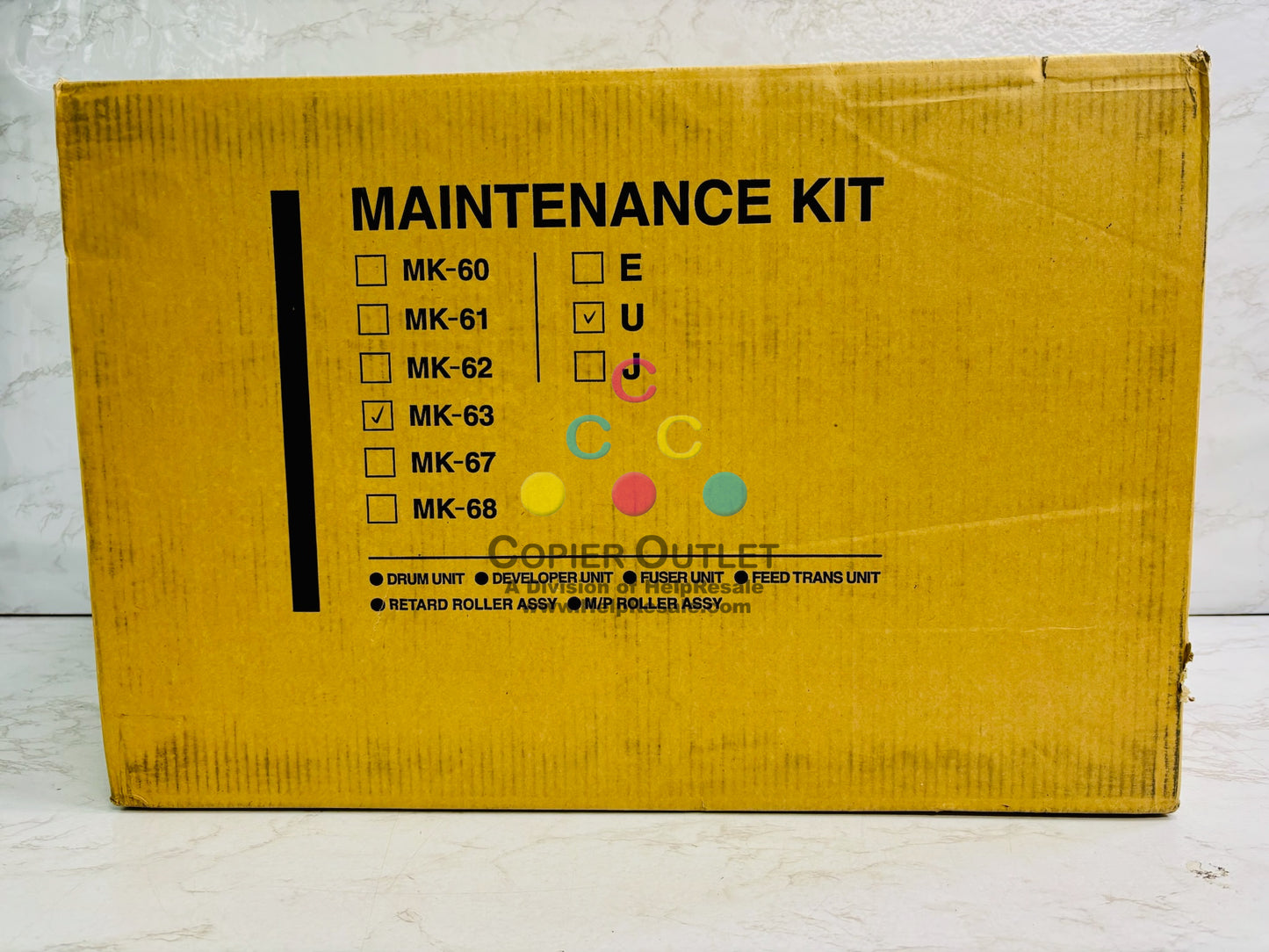 Genuine Kyocera Mita 1800, 1800N, 1900 Maintenance Kit MK-63U, MK63U