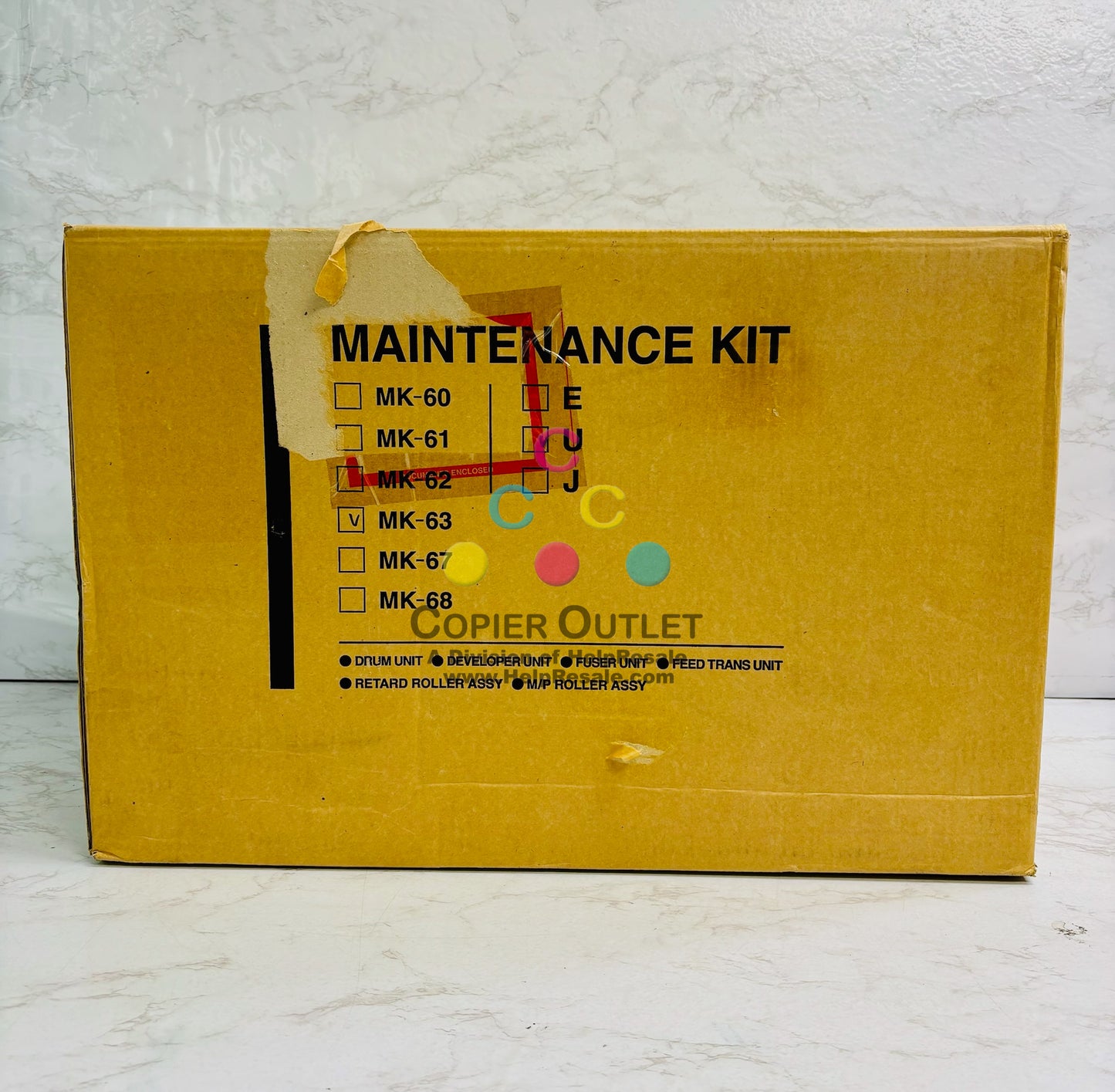 Genuine Kyocera Mita 1800, 1800N, 1900 Maintenance Kit MK-63U, MK63U
