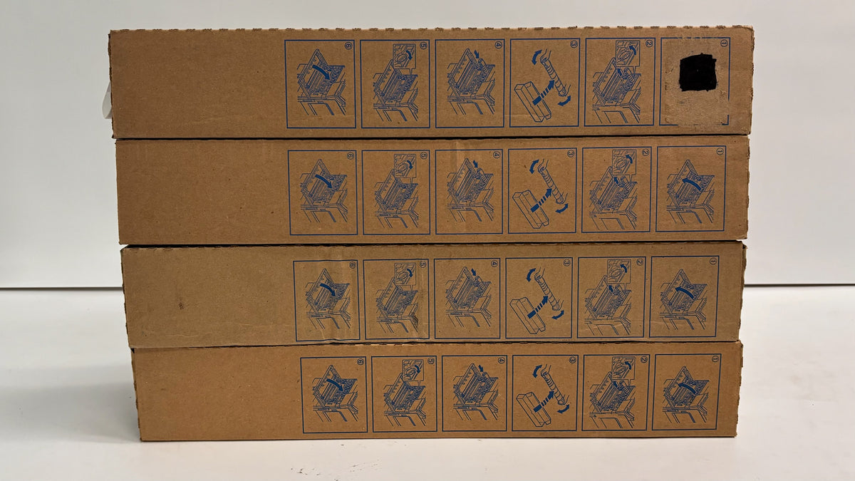 4 Genuine Konica Bizhub C227, C287  MYKK Toners TN221(Bad Box)