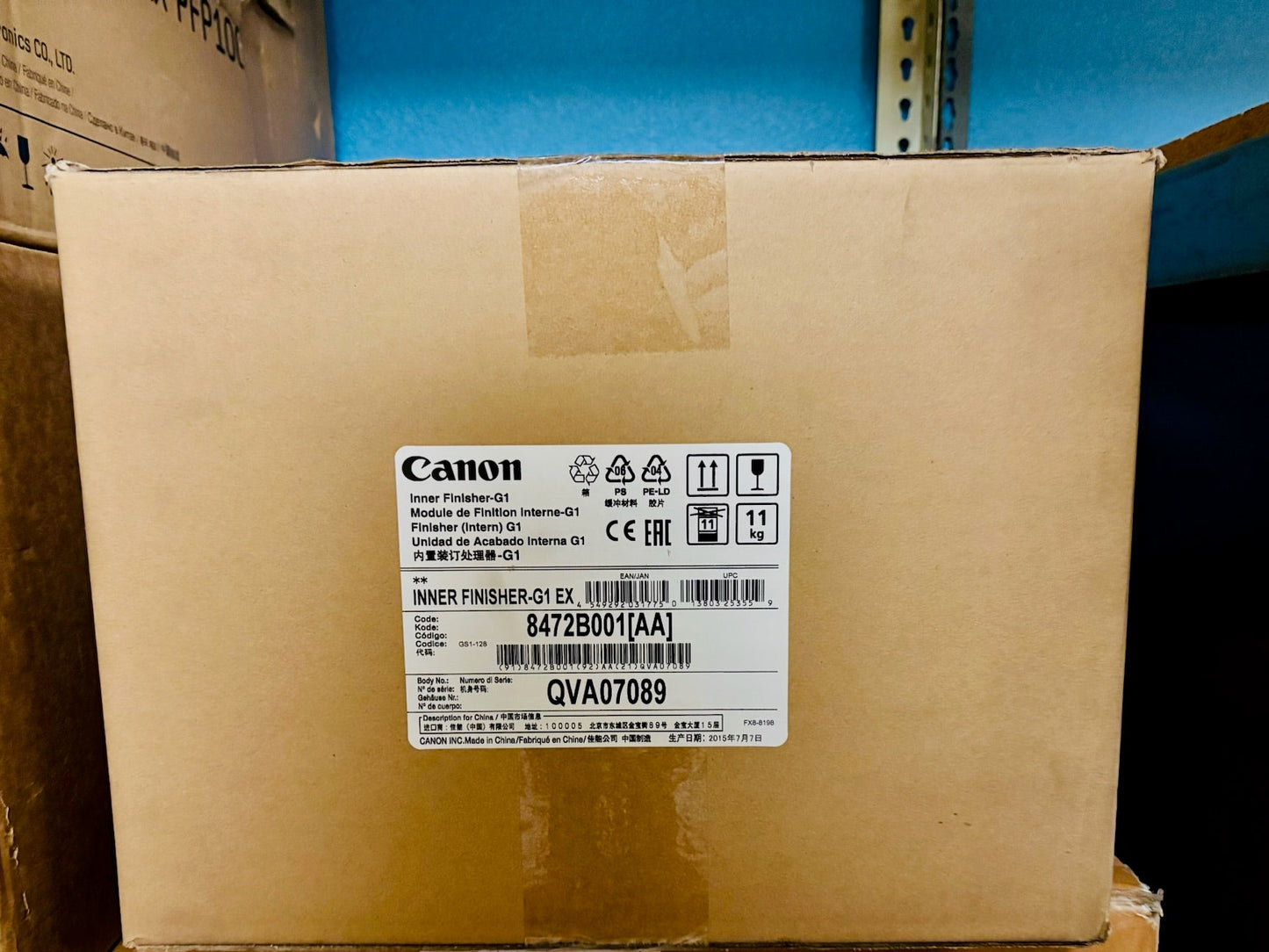 Genuine Canon 8472B001[AA] Inner Finisher G-1-E034-242, Local Pick UP