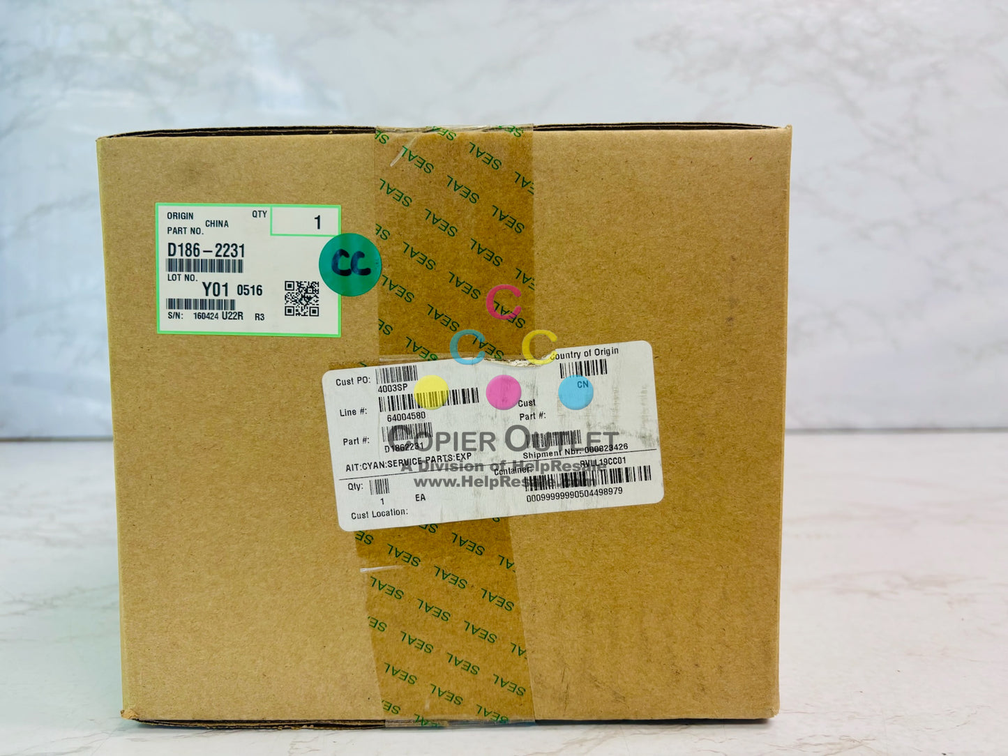 Genuine Ricoh AFICIO MP C3003, MP C3503 Cyan PCDU Unit D186-2231