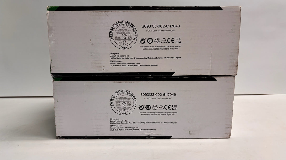 2 Genuine Lexmark MS531dw, M3350 Black Imaging Units 66S0Z00