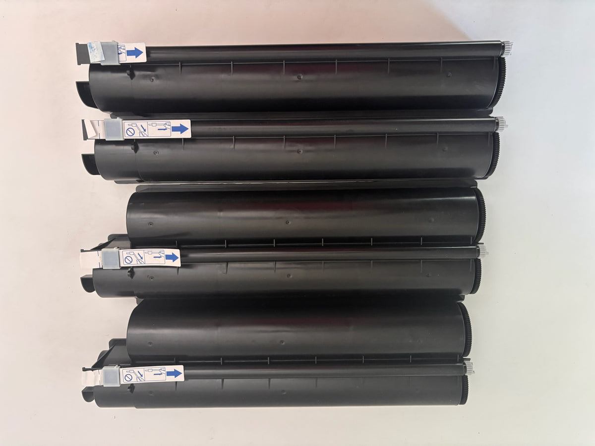 4 Open OEM Toshiba e-STUDIO 5560C,6560C,6570C CCKK Toners T-FC75U (W/Tabs)